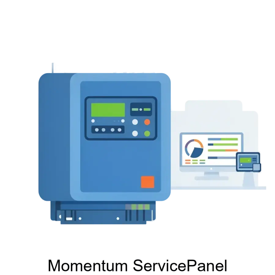 Продукт «Momentum ServicePanel» представляет собой мощное программное обеспечение, предназначенное для диагностики, настройки и управления преобразователями частоты серии МТ.