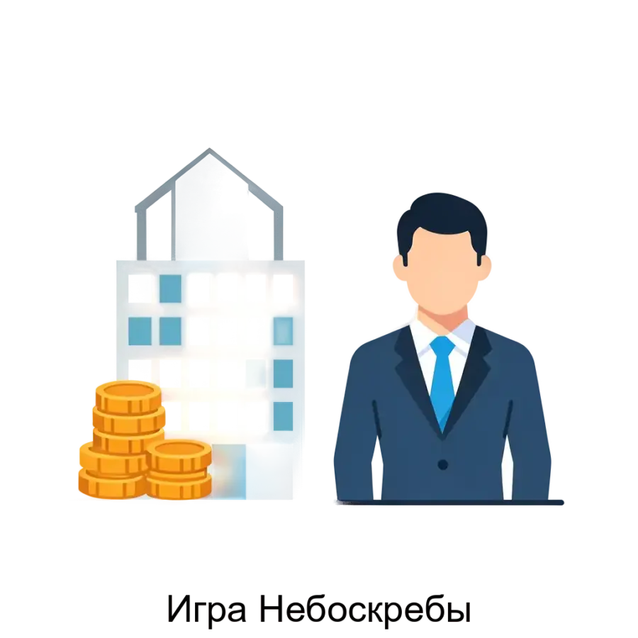 Игра Небоскребы — Эта игра предназначена как для ПК, так и для мобильных устройств, таких как смартфоны, телефоны и планшеты. Основная задача: строительство и развитие бизнеса вместе.