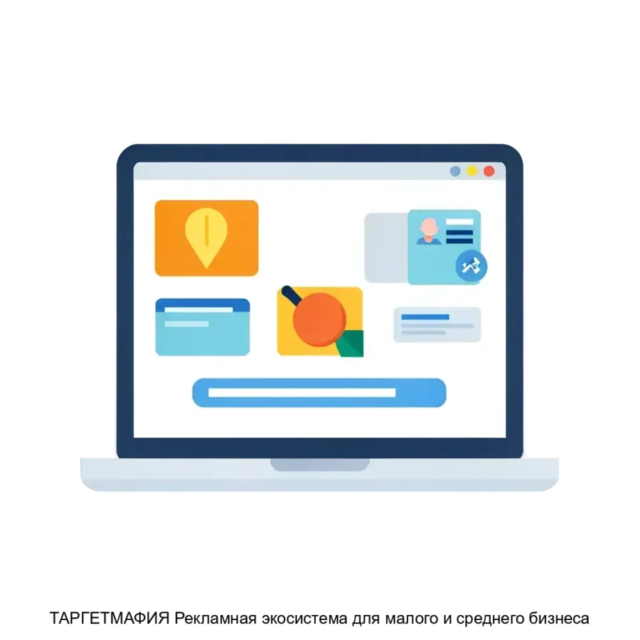 ТАРГЕТМАФИЯ Рекламная экосистема для малого и среднего бизнеса — Основная задача системы — упрощение процесса управления рекламными кампаниями. Основная задача: управление рекламой онлайн быстро выгодно.