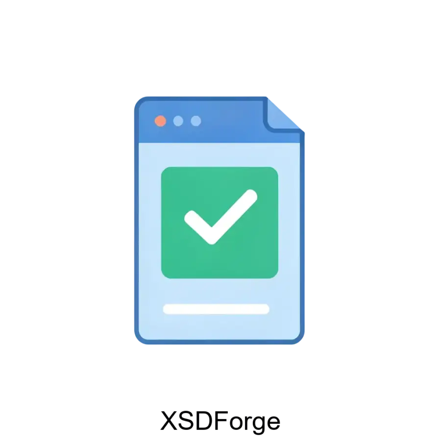 XSDForge — предназначен для специалистов по работе с XML-файлами и схемами, обеспечивая удобное создание, редактирование и просмотр XSD-документов. Основная задача: редактор XSD схем с валидацией XML.
