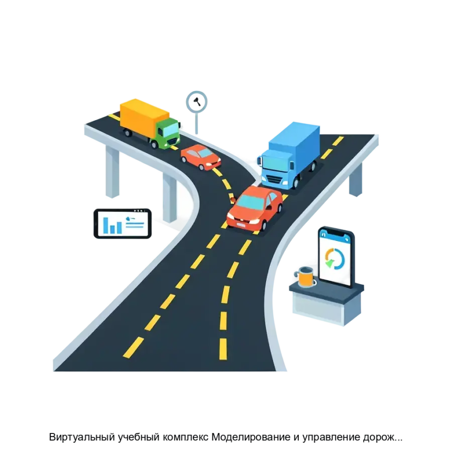 Виртуальный учебный комплекс Моделирование и управление дорожным движением с помощью машинного обучения — Виртуальный учебный комплекс "Моделирование и управление дорожным движением с помощью машинного обучения".