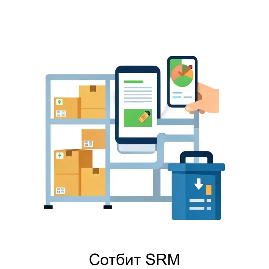 Сотбит SRM — это комплексное решение для автоматизации процессов закупок и управления поставщиками, разработанное на платформе Битрикс24. Основная задача: автоматизация закупок и управление поставщиками.