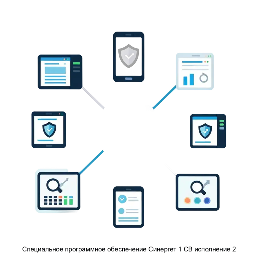 Специальное программное обеспечение Синергет 1 СВ исполнение 2 — Специальное программное обеспечение «Синергет 1 СВ» (исполнение 2) является профессиональным решением для обеспечения комплексной автоматизации системы.