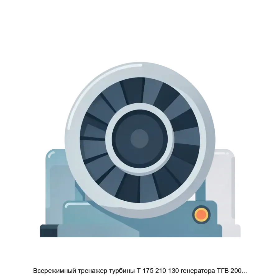 Всережимный тренажер турбины Т 175 210 130 генератора ТГВ 200 М УЗ — Всережимный тренажер турбины Т-175/210-130 и генератора ТГВ-200 М-УЗ представляет собой современное комплексное учебное средство.