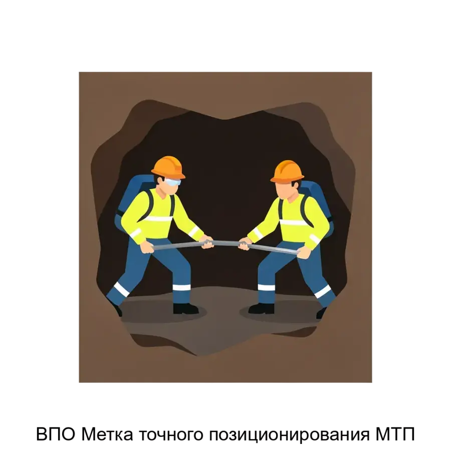 ВПО Метка точного позиционирования МТП — это специализированное устройство, предназначенное для обеспечения высокоточного определения положения горнорабочих в условиях подземных.