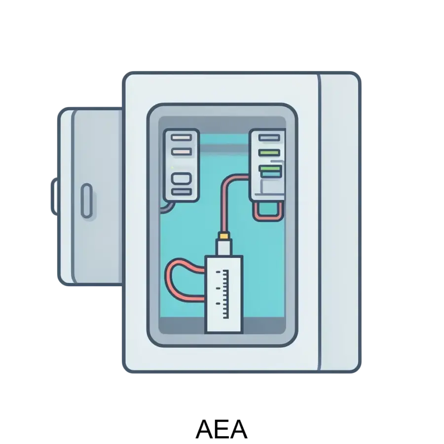 AEA — предназначено для работы на базе микроконтроллера STM32F103RET6, установленного на специальной плате анализатора. Основная задача: встроенная система для точного электротестирования.