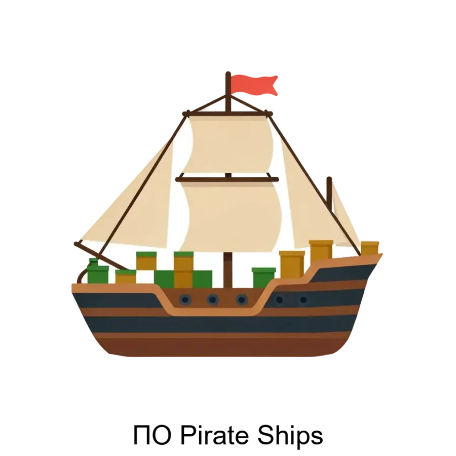 ПО Pirate Ships — Продукт Pirate Ships представляет собой мобильное интерактивное мультимедийное приложение, разработанное для платформ iOS и Android, которое сочетает в себе элементы стратегии, тактики.
