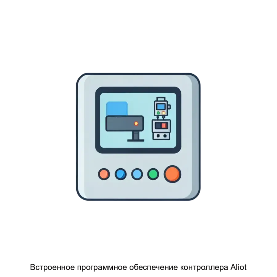 Встроенное программное обеспечение контроллера Aliot предназначено для эффективного управления и мониторинга подключенного оборудования в различных системах.