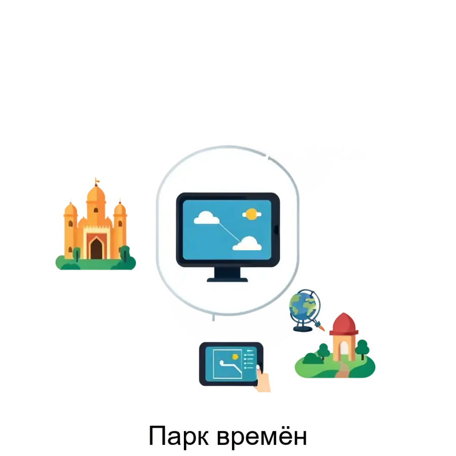 Приложение «Парк времён» представляет собой расширенный персональный гид, предназначенный для повышения уровня интерактивности и вовлечённости посетителей парка «Парк Времён» в Талице, Свердловской области.