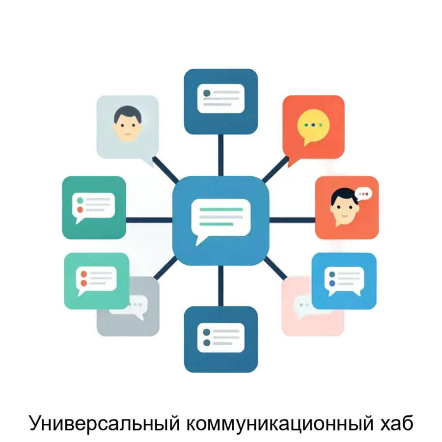 Универсальный коммуникационный хаб (УКХ) — это мощная и универсальная платформа, разработанная для эффективного управления и маршрутизации сообщений между системами заказчика и.