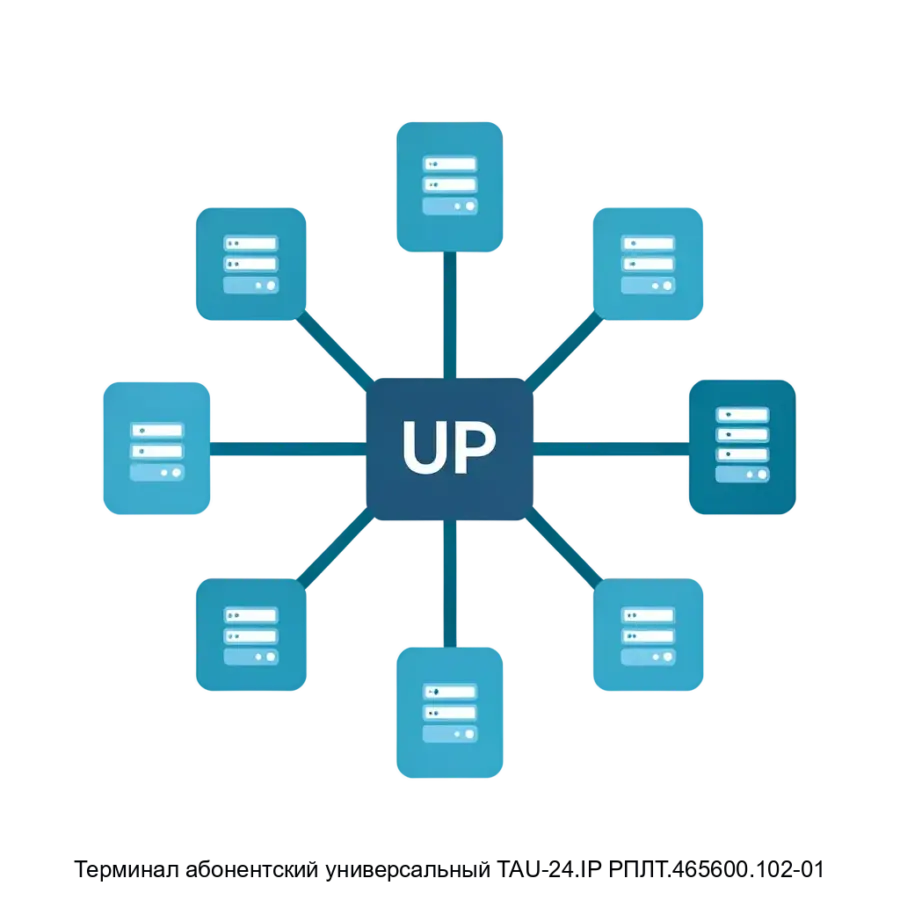 Терминал абонентский универсальный TAU-24.IP РПЛТ.465600.102-01 — предназначен для организации высококачественной и надежной связи между абонентскими устройствами и магистральной сетью передачи данных.