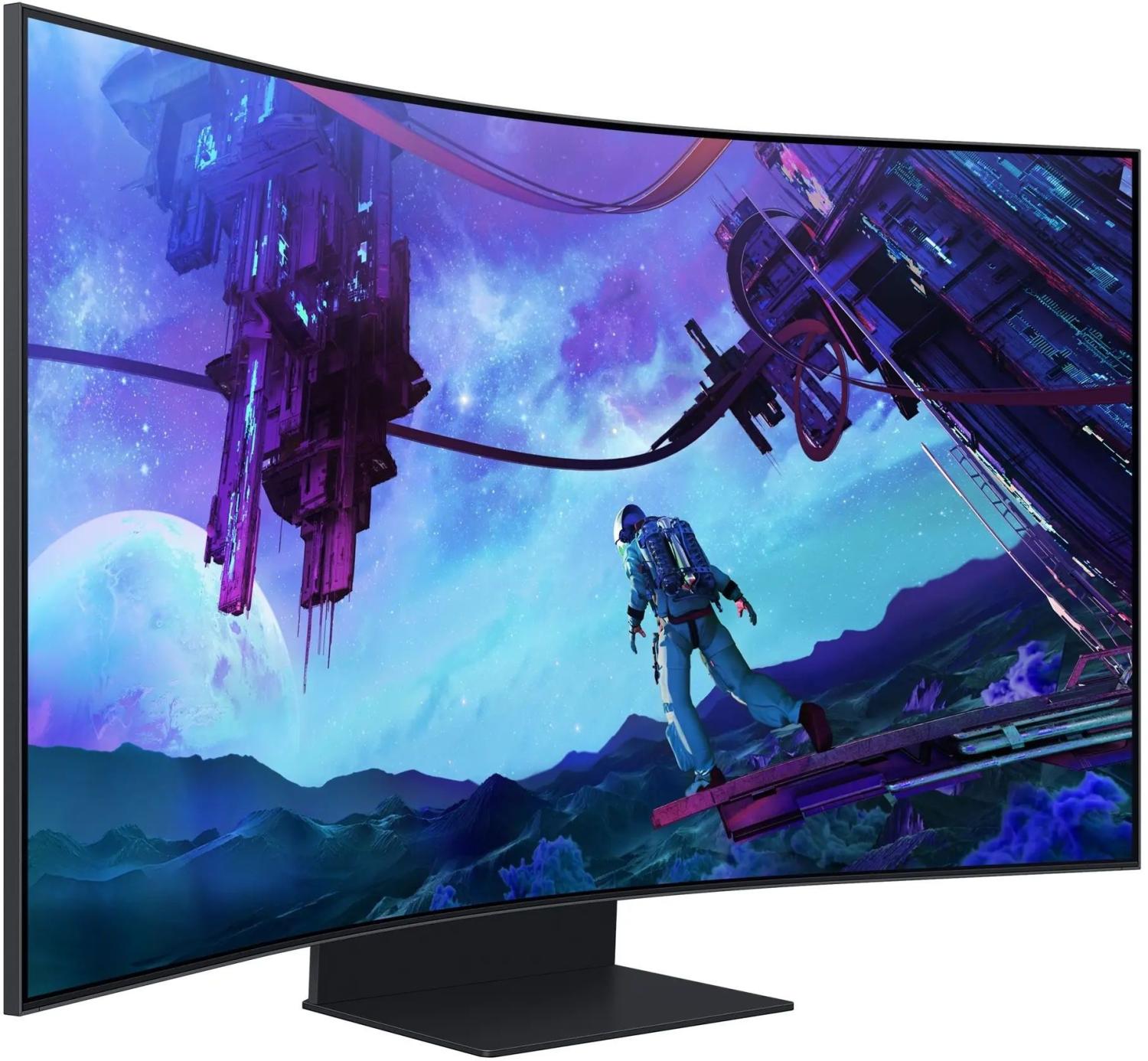 Монитор Samsung 55" Odyssey Ark S55CG97WNI черный VA LED 16:9 HDMI M/M матовая HAS 600cd 178гр/178гр 3840x2160 165Hz FreeSync Premium Pro DP WQ USB 41.5кг — изображение 5