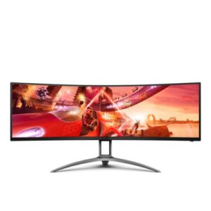 Купить Монитор AOC AG493UCX2 49'', Curved, 5020x1440, VA, 165hz, 80M:1, 400cd, 1ms, 3xHDMI 2.0, DP 1.4, 3xUSB 3.2, Type-C 65W, Speakers, H. adj 100mm, 3Y, Black AOC AG493UCX2 49'', Curved, 5120x1440, VA, 165hz, 80M:1, 400cd, 1ms, 3xHDMI 2.0, DP 1.4, 3xUSB 3.2, T - 4D-16063065 из реестра по лучшей цене