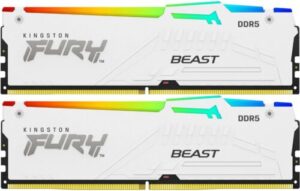 Купить Память DDR5 2x32GB 6000MHz Kingston KF560C30BWEAK2-64 Fury Beast RGB RTL Gaming PC5-48000 CL30 DIMM 288-pin 1.4В kit single rank с радиатором Ret - 4D-18555344 из реестра по лучшей цене