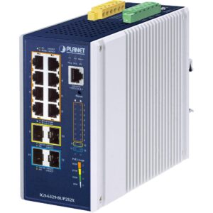 Купить коммутатор/ PLANET IGS-6329-8UP2S2X IP30 DIN-rail Industrial L3 8-Port 10/100/1000T 802.3bt PoE + 2-port 1G/2.5G SFP + 2-Port 10G SFP+ Full Managed Switch (-40 to 75 C, 8-port 95W PoE++, 802.3bt/PoH/Force modes, DIDO, ERPS Ring, 1588 PTP TC, Modbus TCP, O - 4D-13733662 из реестра по лучшей цене
