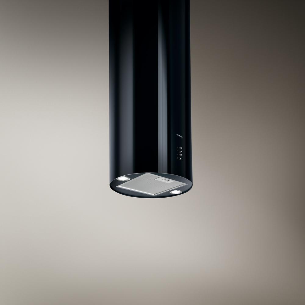 Вытяжки JET AIR/ Декоративный дизайн, 43 см, 290 Вт, кнопочное управление, 1200 куб. м. , черная