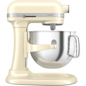 Купить Настольный миксер KitchenAid Настольный миксер Artisan с подъемной чашей 6.7 л цвет кремовый - 4D-15891474 из реестра по лучшей цене
