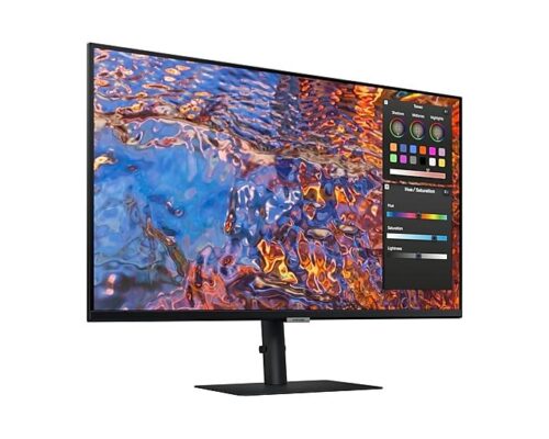 Монитор Samsung 32" ViewFinity S8 S80PB S32B800PXI (IPS 21:9 3840x2160x60Hz 5ms 350cd 1000:1 178/178 1,07 bill; DP; HDMI; USB-C (90W); USB3.0x3 RJ45 HAS Tilt Swiv VESA Black — изображение 2