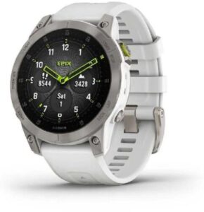 Купить Смарт-часы Garmin Epix Gen 2 Sapphire 33.02мм 1.3" AMOLED корп.титан рем.белый (010-02582-21) - 4D-18977041 из реестра по лучшей цене