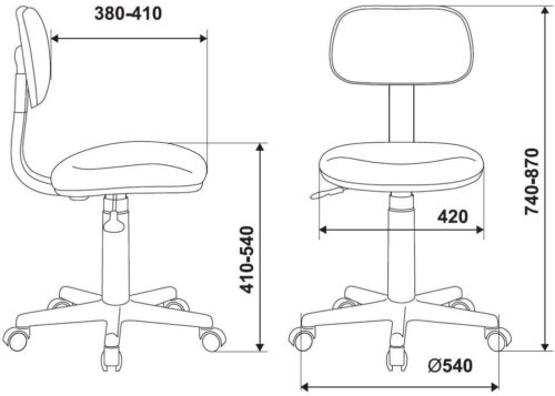 Кресло Бюрократ CH-201NX Space крестов. — изображение 5