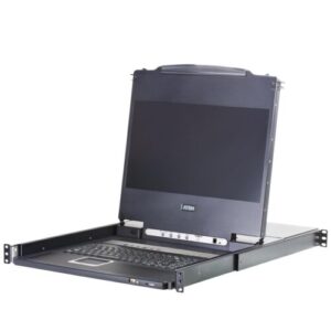 Купить 8-портовый KVM-переключатель с ЖК-дисплеем Slideaway/ATEN/ 17.3" 8-Port PS/2-USB VGA Single Rail LCD KVM Switch - 4D-15956958 из реестра по лучшей цене