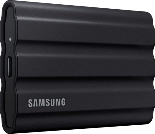 Внешние HDD и SSD/ Samsung External SSD T7 Shield, 4TB, Type C-to-C/A, USB 3.2 Gen2, R/W 1050/1000MB/s, IP65, 88x59x13mm, 98g, Black (12 мес.) — изображение 3