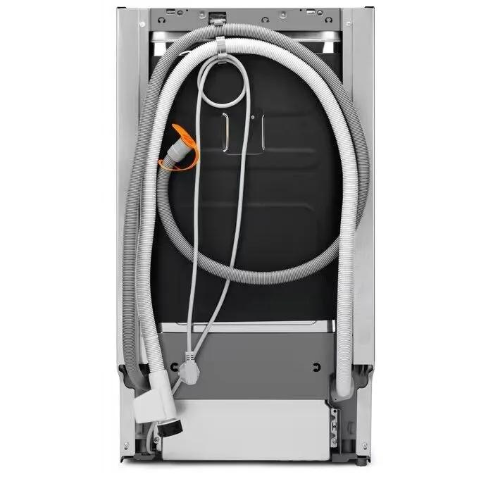 Встраиваемая посудомоечная машина ELECTROLUX/ Встраиваемая узкая посудомоечная машина, без фасада, загрузка на 10 комплектов посуды, сенсорное управление, 6 программ, 44.6x55x82 см, черный цвет, сушка: с открыванием дверцы, индикация на полу: луч — изображение 6