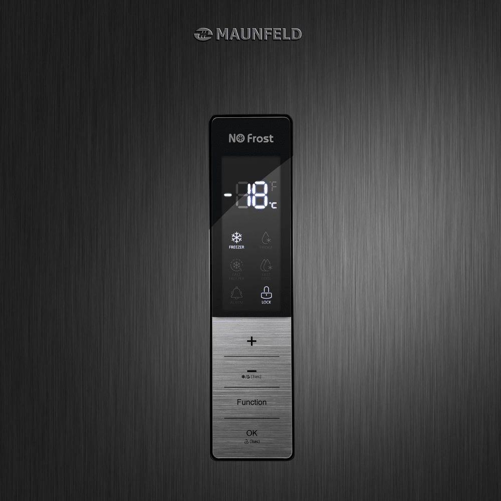 Морозильная камера Maunfeld MFFR185SB черная сталь — изображение 10