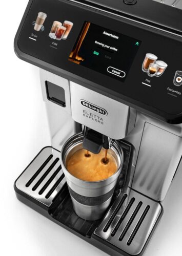 Кофемашина Delonghi Eletta Explore ECAM450.55.S 1450Вт серебристый/черный — изображение 6