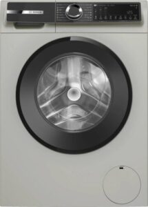 Купить Стиральная машина Bosch Serie 6 WGK264ZXME пан.англ. загр.фронтальная макс.:11кг серый - 4D-19590003 из реестра по лучшей цене