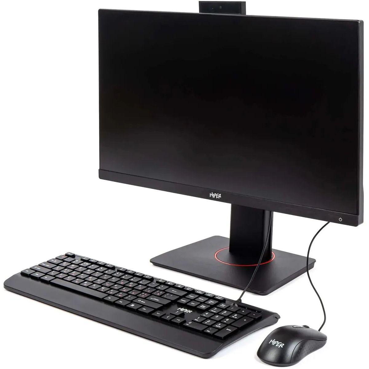 Моноблок/ HIPER V6 23.8"(1920x1080 (матовый) IPS)/Intel Core i3 14100(3.5Ghz)/16384Mb/512PCISSDGb/noDVD/BT/WiFi/war 1y/6.45kg/черный/Win11Pro + Cam 5.0 SD/Проводные МК/WiFi6 — изображение 7