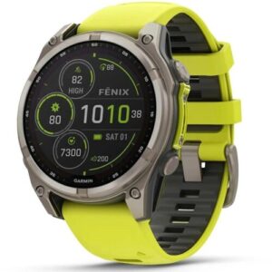 Купить Смарт-часы Garmin Fenix 8 Solar 47мм 1.3" MIP корп.серебристый рем.желтый (010-02906-21) - 4D-18796865 из реестра по лучшей цене