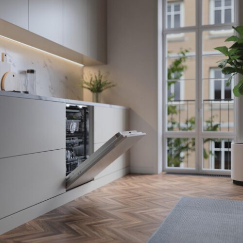 Встраиваемая посудомоечная машина ASKO/ Арт. 746026 ; ПРОМО ; Встраиваемая посудомоечная машина ASKO, 60 см, слайдер, 14 комплектов, 3 уровня загрузки, 8 программ, Status Light, Aqua Safe, сушка Turbo Combi Drying, авто. открывание двери, энергоэффективно — изображение 7