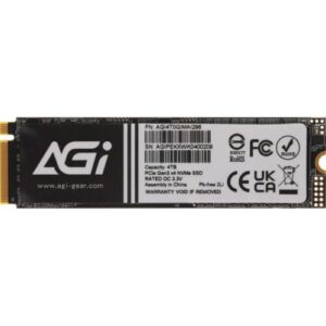 Купить Твердотельный накопитель SSD AGI AI298 M.2 PCIe 4TB RETAIL-Color Box - 4D-15995875 из реестра по лучшей цене