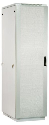 Шкаф состоит из: 11428045991, 21338100001, 31420100111 ЦМО Шкаф телекоммуникационный напольный 42U (800x1000) дверь перфорированная