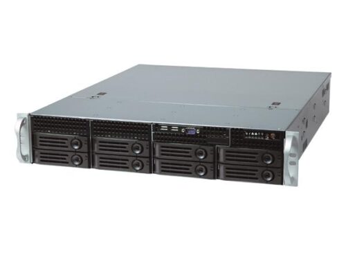 Серверный корпус/ 2U chassis; ATX, Micro-ATX, Mini-ITX MBs; 8-port 12 Gbps SAS/ SATA to SAS BP; 8 x 3.5'' hsb + 2 x 3.5" internal; 7 x LP/ HL slot; 550W single; no rails