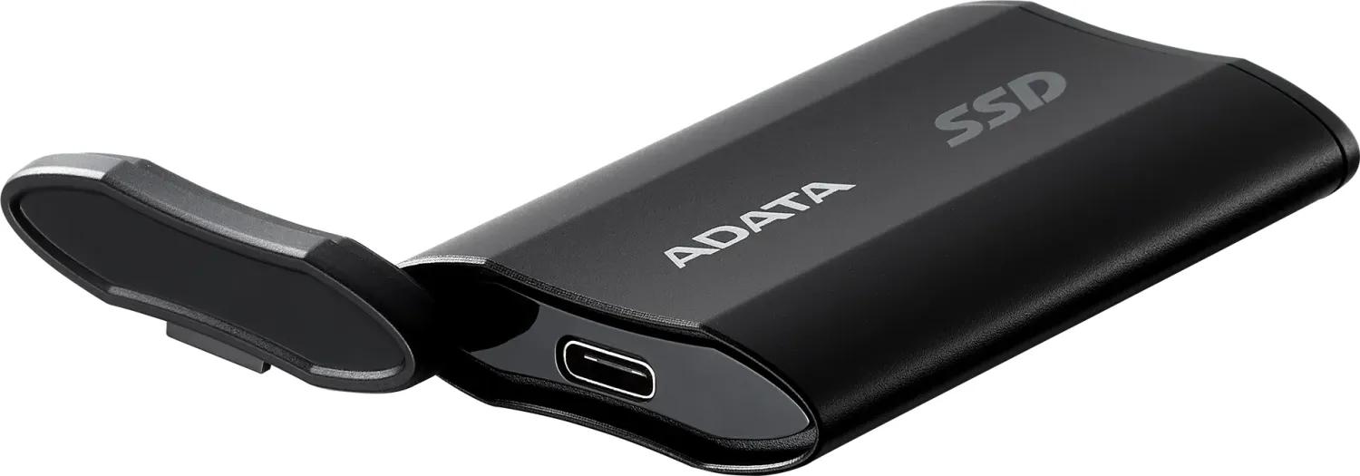 Твердотельный накопитель/ ADATA External SSD SD810, 4000GB, Type-C, USB 3.2 Gen2х2, up to R/W 2000/2000 MB/s, 72.7x44x12.2mm, Black (5 лет) — изображение 5