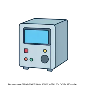 Купить Блок питания GMNG GG-PS1000M 1000W, APFC, 80+ GOLD, 120mm fan, 9xSATA, full cable management (ATX 12V 3.0), RTL - X-1102273 из реестра по лучшей цене