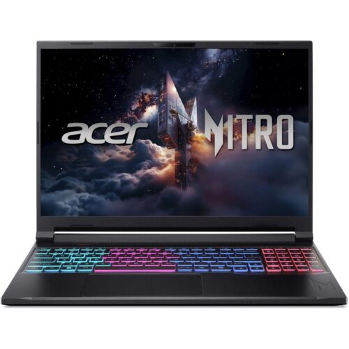 Ноутбук Acer Nitro V 16S ANV16S-71-58YF Intel Core 5 210H/16Gb/SSD1Tb/RTX5060 8Gb (85W)/16"/IPS/WQXGA/2560x1600/180Hz/NoOS/Black/2.1kg (NH.U28CD.001)