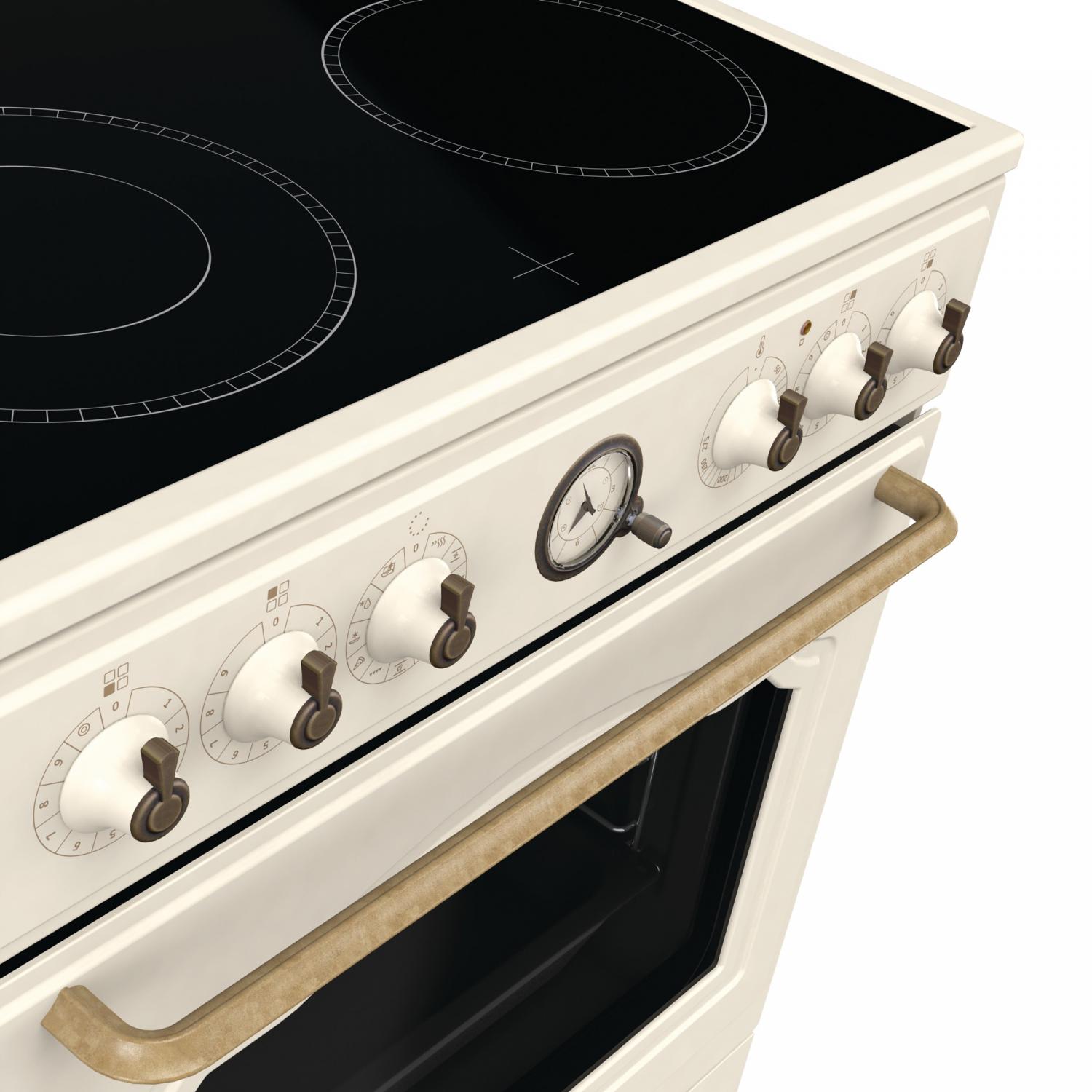 Плита Электрическая Gorenje GECS6B70CLI бежевый стеклокерамика (без крышки) — изображение 7