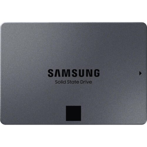 Твердотельные накопители/ Samsung SSD 870 QVO, 4000GB, 2.5" 7mm, SATA3, 4-bit MLC, R/W 560/530MB/s, IOPs 98 000/88 000, TBW 1440, DWPD 0.33 (12 мес.)