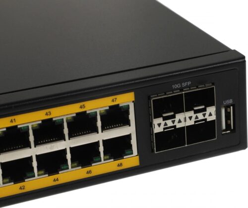 Коммутатор Cudy GS2048PS4-720W (L2) 48x1Гбит/с 4x10Гбит/с 4xКомбо(1000BASE-T/SFP) 4SFP+ 40PoE+ 4PoE++ 720W управляемый — изображение 6