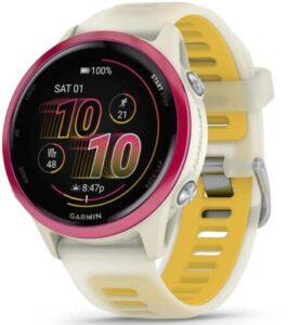 Купить Смарт-часы Garmin Forerunner 570 42мм 1.2" AMOLED корп.белый/розовый рем.белый разм.брасл.:135-205мм (010-02970-02) - 4D-18796869 из реестра по лучшей цене