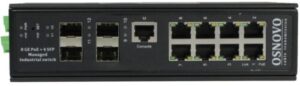 Купить Коммутатор/ OSNOVO Промышленный гигабитный L2+ коммутатор HiPoE на 12 портов с функцией мониторинга температуры/ влажности/ напряжения, 1 *10/100/1000Base-T с PoE BT (до 90W), 7 *10/100/1000Base-T с PoE (до 30W), 4*SFP 1000Base-X, суммарно PoE до 300W,  Б - 4D-14772295 из реестра по лучшей цене