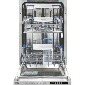 Купить Встраиваемая посудомоечная машина/ Полновстр., 45 см, 10 компл., Инверторный мотор, третья корзина для столовых приборов,  А+++, Электронное  управление, цифровой LED дисплей белого цвета Cold White, 9 программ, Программа SmartWash - 3 режима автоматическ - 4D-15071309 из реестра по лучшей цене