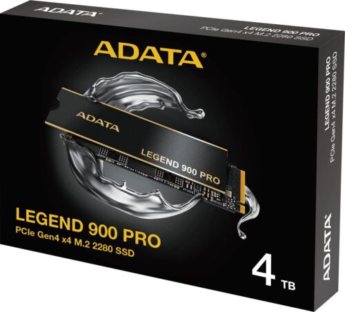 Накопитель SSD A-Data PCIe 4.0 x4 4TB SLEG-900P-4TCS Legend 900 Pro M.2 2280 — изображение 6