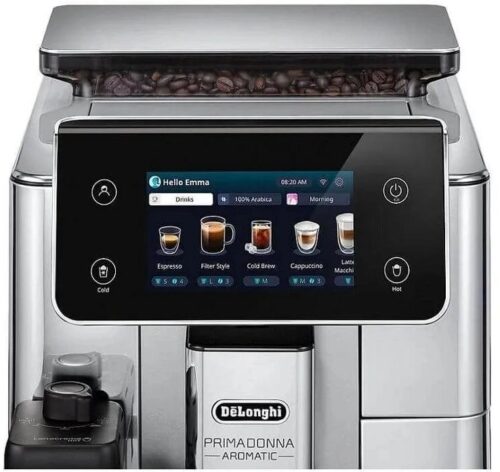 Кофемашина Delonghi ECAM630.55.SSM 1450Вт черный/серебристый — изображение 4