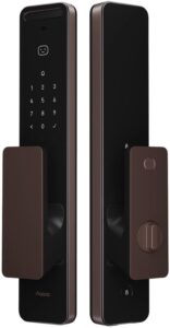 Купить Умный замок Aqara ML-D01D врезной разбл.отпеч.паль./код/пар/NFC/прил/мех.кл 5000mAh бронзовый/черный - 4D-15574954 из реестра по лучшей цене