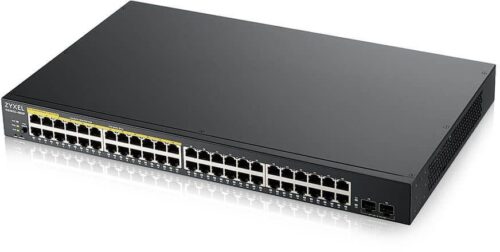 Коммутатор Zyxel GS190048HPV2-EU0101F (L2) 48x1Гбит/с 2SFP 24PoE+ 170W управляемый — изображение 3