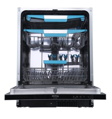 Встраиваемая посудомоечная машина/ Полновстр., 60 см, 14 компл., третья корзина для столовых приборов, А+++/A/A, Электронное сенсорное управление Touch Control, цифровой LED дисплей белого цвета Cold White, 8 программ, Автоматическая программа, Функция — изображение 2